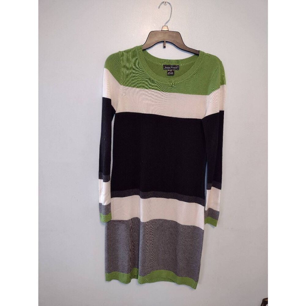 Jessica Howard Size PS Petite Small Colorblock Sweater Dress